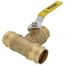 1" FIP x 1-1/4" Press Run Pro-Pal T-Valve Full Port Forged DZR Brass Ball Valve w/ Integrated Tee Fitting, Adjustable Packing Gland & Reversible Handle (LF)