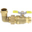 3/4" Press L-Union Full Port Ball Valve w/ 90-Degree Union Elbow (Lead Free)