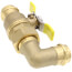 1" Press L-Union Full Port Ball Valve w/ 90-Degree Union Elbow (Lead Free)