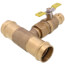 3/4" x 1-1/4" Press T-Union Full Port Ball Valve (Lead Free)
