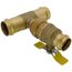 1" x 1-1/4" Press T-Union Full Port Ball Valve (Lead Free)