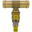 1" x 1-1/4" Press T-Union Full Port Ball Valve (Lead Free)