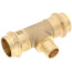 3/4" × 3/4" × 1/2" Press × Press × PEX Crimp Transition Tee (LF)