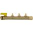 3/4" Press Run x 1/2" PEX Crimp Pro-Pal Multi-Port Tee w/ Drain