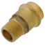 3/4" x Copper Press x 1/2" MIP DZR Brass Transition Adapter (Lead Free)