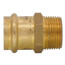 1" Copper Press x MIP DZR Brass Transition Adapter (Lead Free)