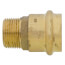 1" Copper Press x 3/4" MIP DZR Brass Transition Adapter (Lead Free)