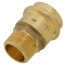 1" Copper Press x 3/4" MIP DZR Brass Transition Adapter (Lead Free)