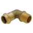 1/2" Copper Press x MIP Forged DZR Brass Transition Elbow (Lead Free)