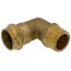 3/4" Copper Press x MIP Forged DZR Brass Transition Elbow (Lead Free)