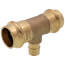 3/4" x 3/4" x 1/2" Press × Press × Expansion PEX Transition Tee (LF)