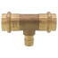 3/4" x 3/4" x 1/2" Press × Press × Expansion PEX Transition Tee (LF)