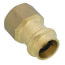 1/2" Copper Press x FIP DZR Brass Transition Adapter (Lead Free)