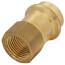 1/2" Copper Press x 3/8" FIP DZR Brass Transition Adapter (Lead Free)