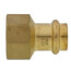1/2" Copper Press x 3/4" FIP DZR Brass Transition Adapter (Lead Free)