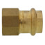 3/4" Copper Press x FIP DZR Brass Transition Adapter (Lead Free)