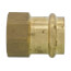1" Copper Press x FIP DZR Brass Transition Adapter (Lead Free)