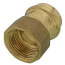 1" Copper Press x FIP DZR Brass Transition Adapter (Lead Free)