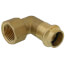 1/2" Copper Press x FIP Forged DZR Brass Transition Elbow (Lead Free)