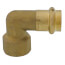 1/2" Copper Press x FIP Forged DZR Brass Transition Elbow (Lead Free)