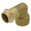 1/2" Copper Press x FIP Forged DZR Brass Transition Elbow (Lead Free)