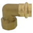 3/4" Copper Press FIP Forged DZR Brass Transition Elbow (Lead Free)