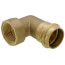 1 Copper Press x FIP Forged DZR Brass Transition Elbow (Lead Free)