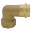 1 Copper Press x FIP Forged DZR Brass Transition Elbow (Lead Free)