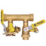 1-1/4" Press Run x 1" Hydro-Core Right Flange Manifold w/ (1) 1" IPS Union 