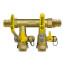 1-1/2" Press x 1-1/4" Hydro-Core Left Flange Manifold w/ (1) 1-1/4" IPS Union