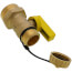 1" G Male Thread x 3/4" Hose Pro-Pal Add-A-Drain Full Port DZR Brass Ball Valve w/ Cap