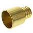 1" PEX x 1" Copper Pipe Brass Adapter (Lead Free)
