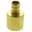 1/2" PEX x 3/4" Copper Pipe Brass Adapter (Lead Free)