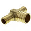 1/2" PEX x 1/2" PEX x 3/4" PEX Brass Tee (Lead Free)