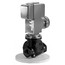 Combustion Normally Closed Gas Shutoff Valve Hydramotor Actuator, 2-1/2" Pipe, 244 Cv (120V)