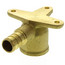 1/2" PEX x 1/2" NPT Brass Drop Ear Elbow (Lead Free)