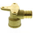 3/4" PEX x 1/2" NPT Brass Drop Ear Elbow (Lead Free)