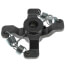 Cast Zinc Circulator Coupling w/ Steel Eyelet Inserts for 1/2" Shaft (1/12, 1/6 Circ. HP)
