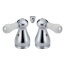 Chrome Porcelain Lever Handle Set for Bidet & Lavatory Applications (Pack of 2), H277