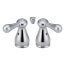Chrome Metal Lever Handle Set for Bidet & Lavatory Applications (Pack of 2), H278