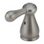 Stainless Metal Lever Handle Set for Bidet & Lavatory Applications (Pack of 2), H278SS