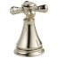 Nickel Metal Cross Handle Set for Bar/Prep, Bidet, Lavatory & Kitchen Faucets (Pack of 2), H295PN