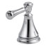 Chrome Metal Lever Handle Set for Bar/Prep, Bidet, Lavatory & Kitchen Faucets (Pack of 2), H297