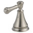 Stainless Metal Lever Handle Set for Bar/Prep, Bidet, Lavatory & Kitchen Faucets (Pack of 2), H297SS