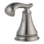 Stainless Metal French Curve Handle Set for Bar/Prep, Bidet, Lavatory & Kitchen Faucets (Pack of 2)