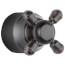 Venetian Bronze Metal Single Cross Handle - Transfer Valve, H595RB