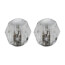Clear Knob Handle Set for Roman Tub Faucets (Pack of 2), H61