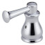 Chrome Metal 2 Lever Handle Set - Roman Tub, H669