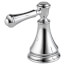 Cassidy Chrome Metal Lever Handle Set for Roman Tub Faucets (Pack of 2), H697-DELTA