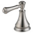 Cassidy Stainless Metal Lever Handle Set for Roman Tub Faucets (Pack of 2), H697SS